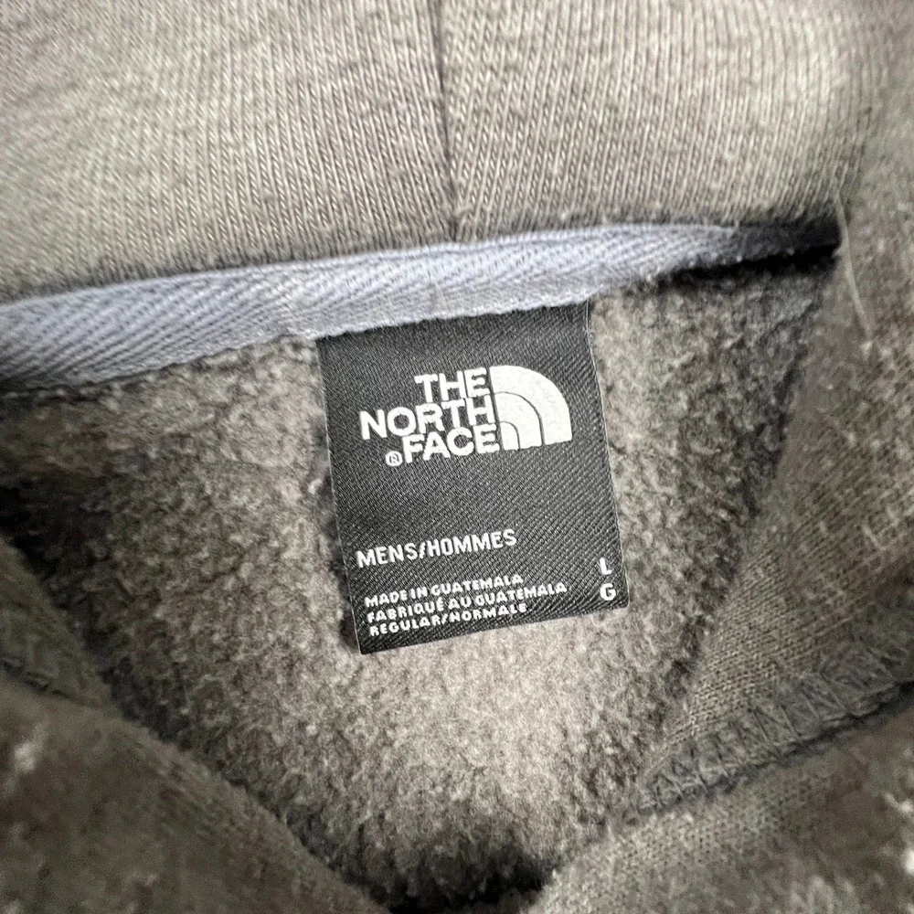 The North Face Hoodie Mens Large Brown Bear Graphic Pullover Fleece Outdoor Gorp